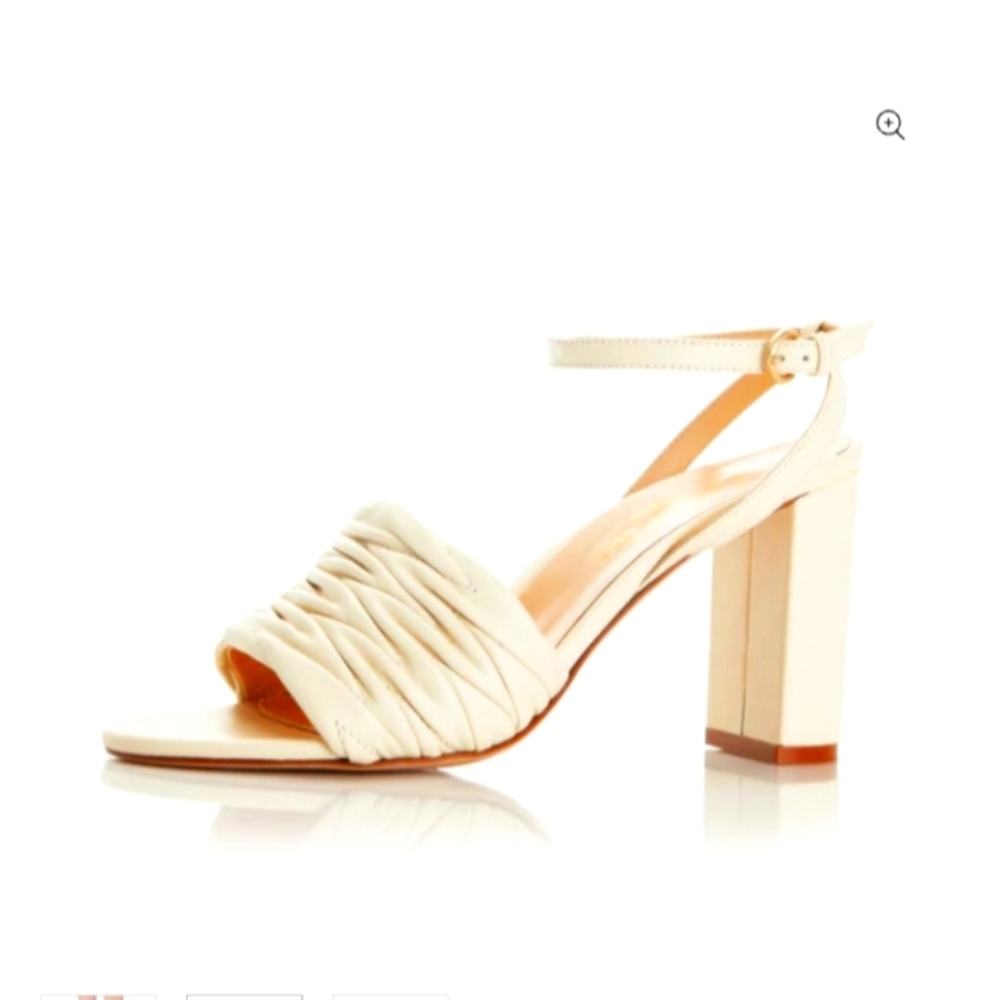 Marion Parke Nicole 85 Sandal, size eu 38.5, color Ivory, New with box, Unworn